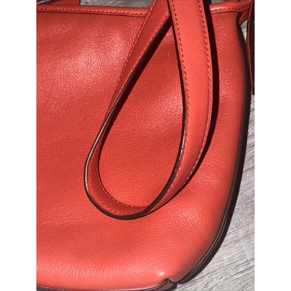 Coach Legacy Leather Mini Duffle Crossbody Bag in Red/Coral 19901 - Picture 16 of 16